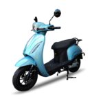ESCOO Biento Blauw elektrische scooter voorkant
